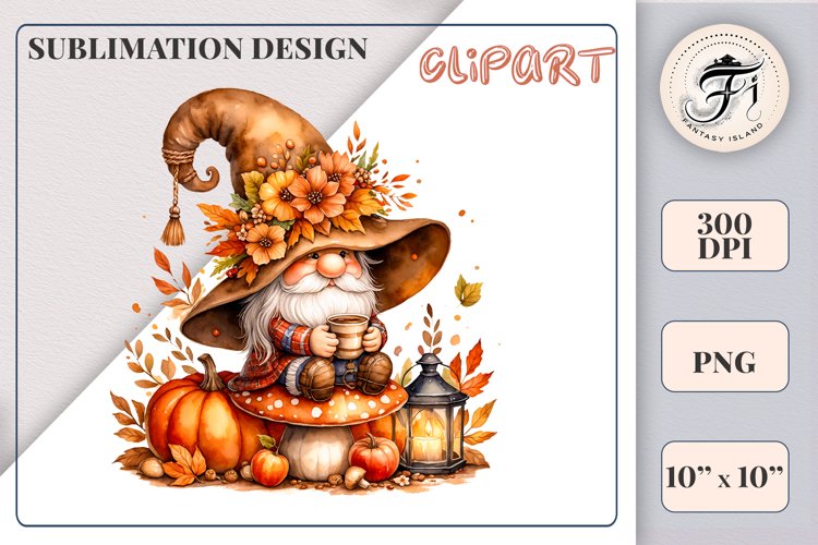 Cute Gnome Clipart Image 14