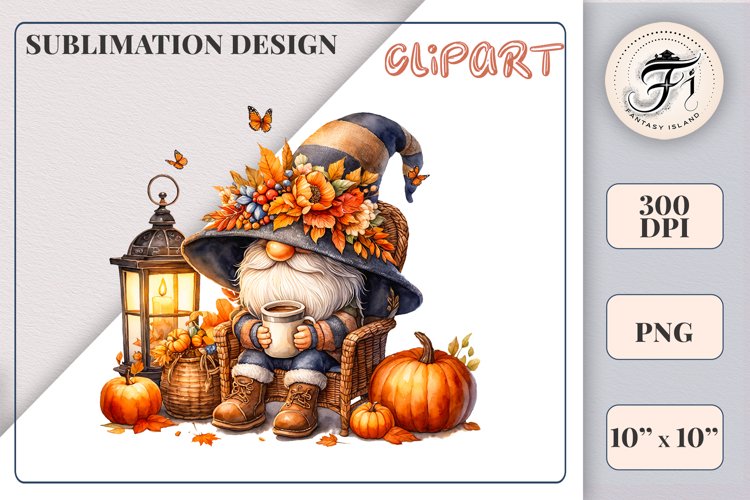Cute Gnome Clipart Image 6