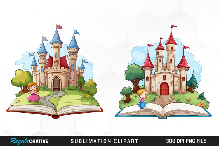 Watercolor Book Clipart Image 6