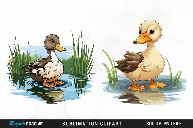 Watercolor Farm Animals Clipart