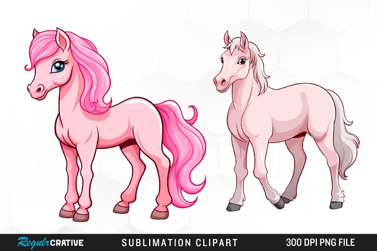 Watercolor Farm Animals Clipart