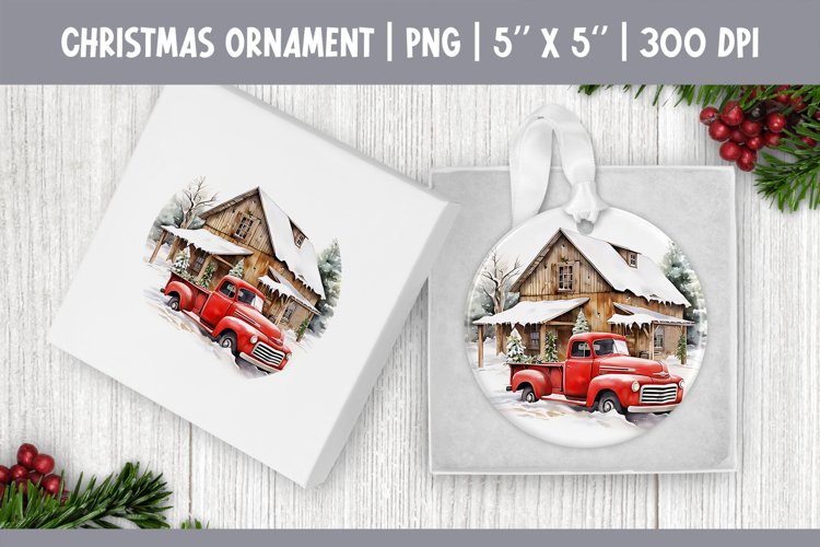 Christmas Ornament Sublimation Designs Image 16
