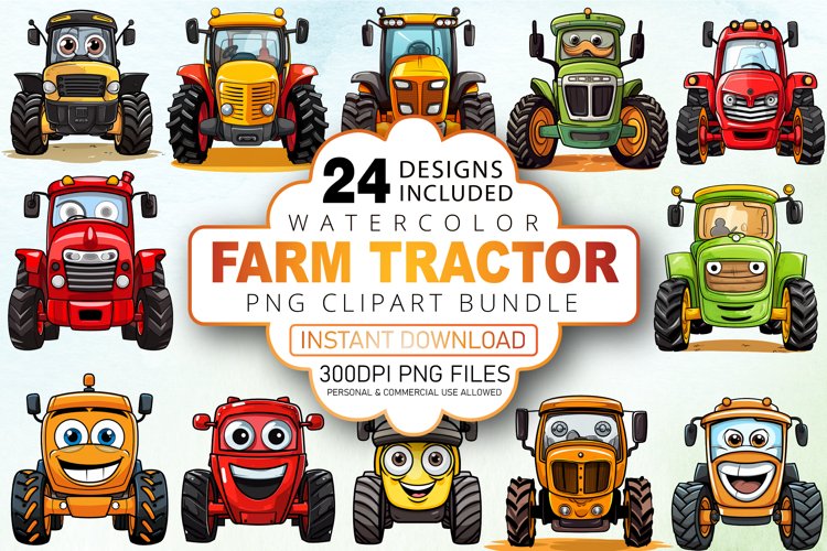 Tractor Clipart Image 23