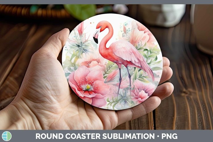 GorgeousWatercolor Round Coaster design.