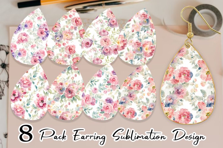 Sublimation Earring Designs Image 24