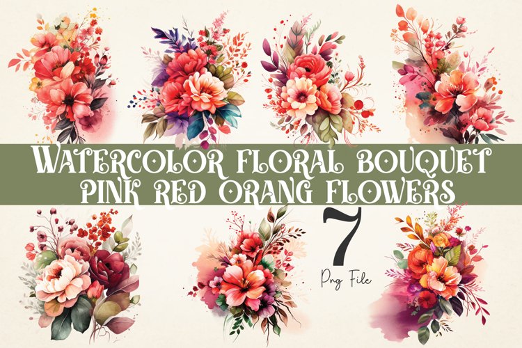 Watercolor Rose Clipart Image 16