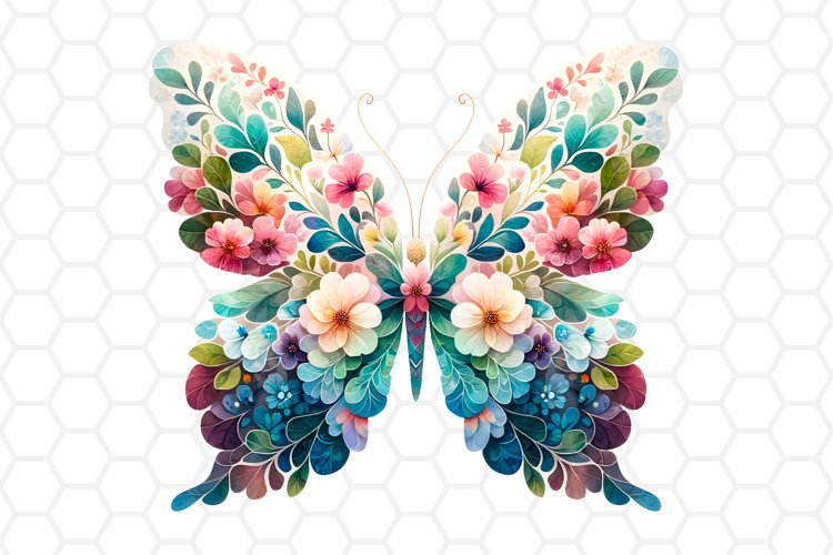 Watercolor Butterfly Clipart Image 7