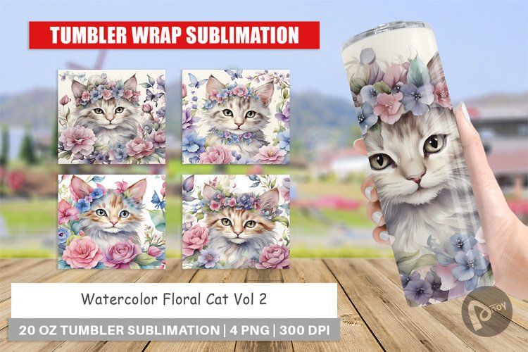 Cat Watercolor Image 16