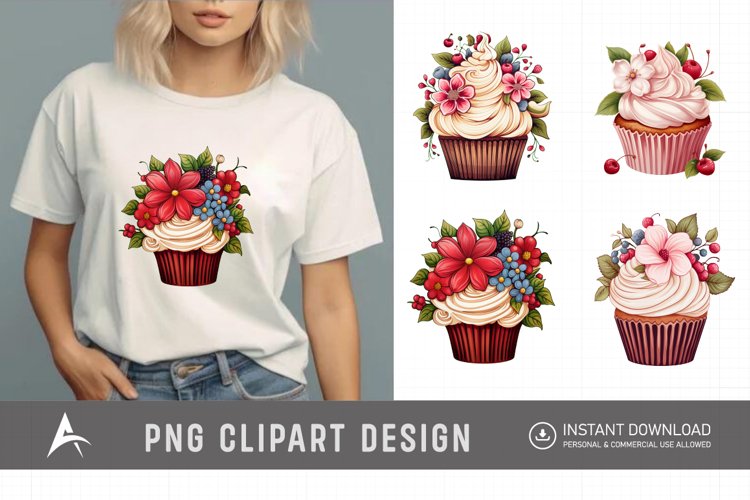 Cupcake Graphic Image 20