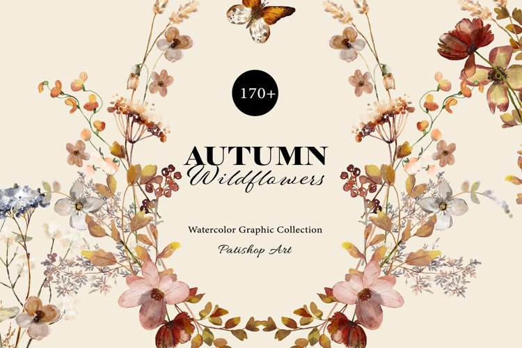 Fall Flowers Clipart Image 21