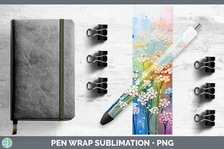 Watercolor Flowers Image 6