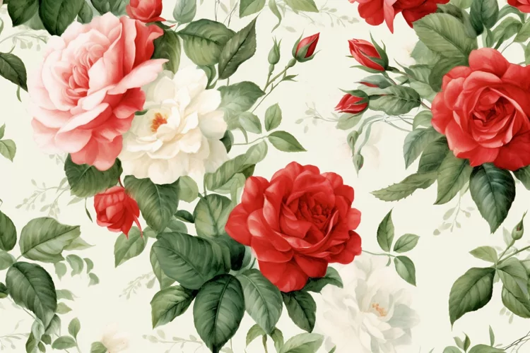 Watercolor Flowers Bouquets, illustration Background