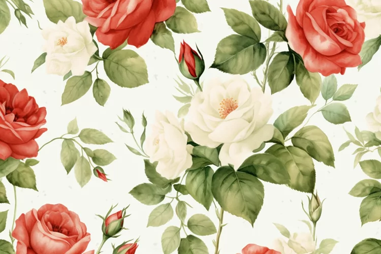 Watercolor Flowers Bouquets, illustration Background