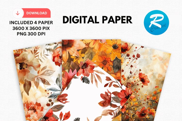 Fall Flowers Clipart Image 8