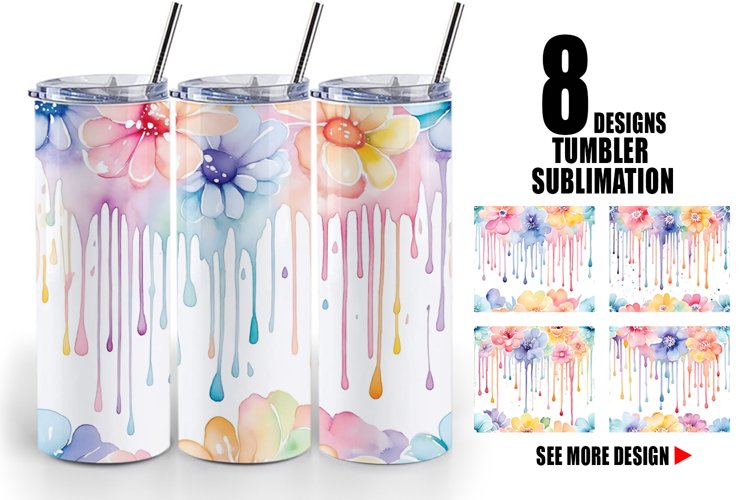 Watercolor Flowers Image 18