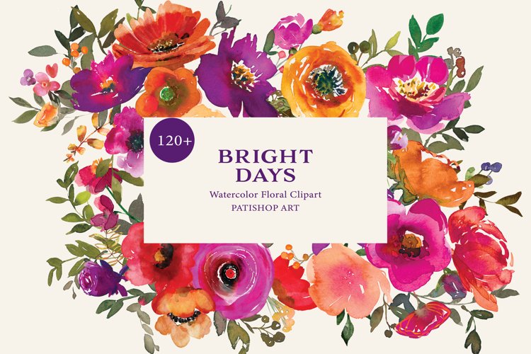 Summer Flowers Clipart Image 3