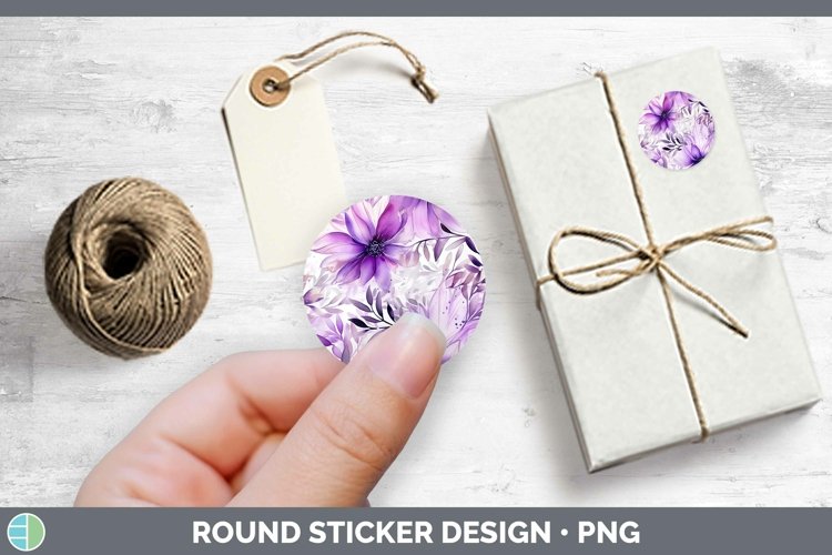 Purple Flower Clipart Image 16