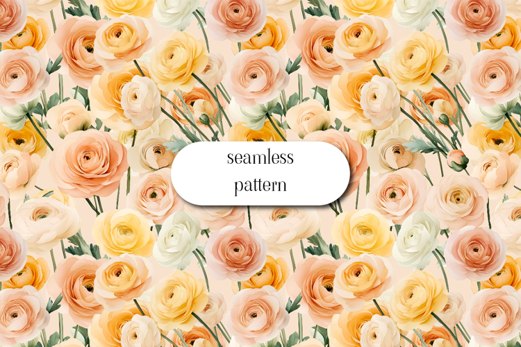Wildflowers Digital Paper , Flowers Scrapbook, Meadow paper