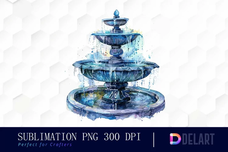 Fountain Sublimation PNG Clipart