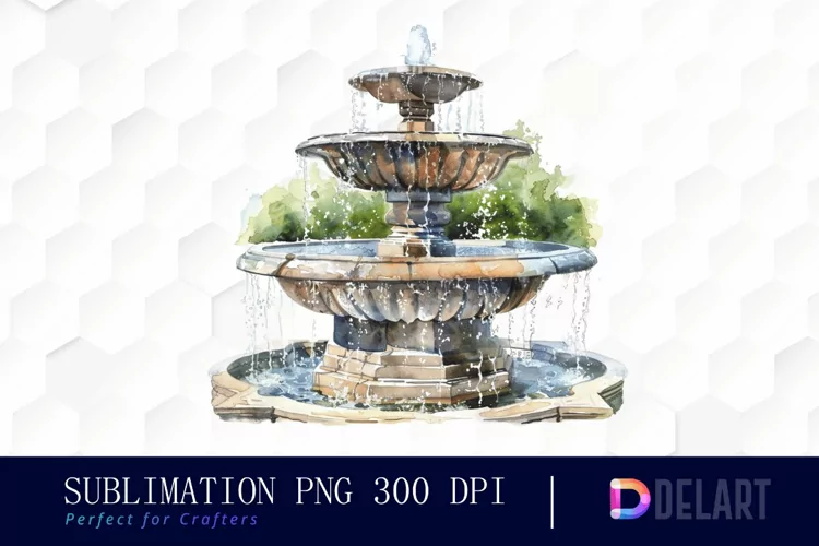 Fountain Sublimation PNG Clipart