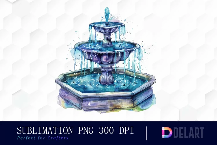 Fountain Sublimation PNG Clipart