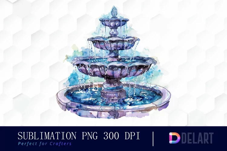 Fountain Design Clipart