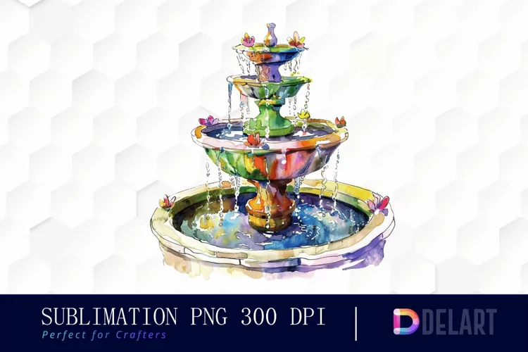 Fountain Design Clipart