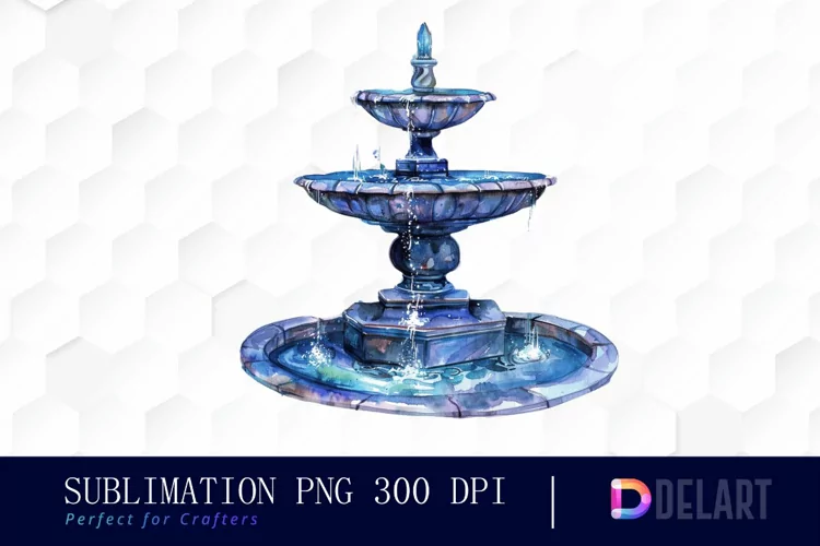 Fountain Design Clipart