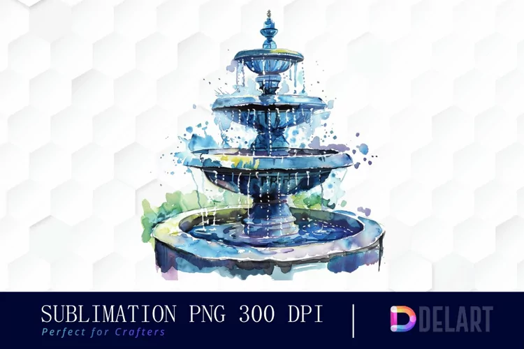 Fountain Illustration PNG Clipart