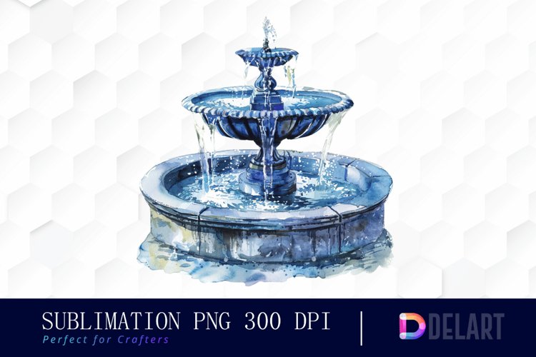 Fountain Illustration Clipart