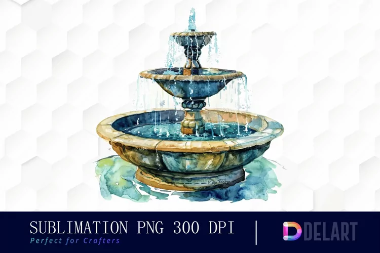 Fountain Illustration PNG Clipart