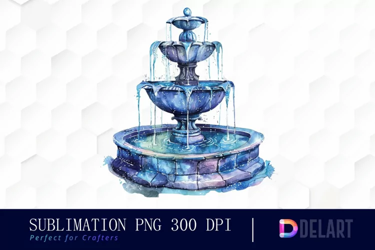 Fountain Design Clipart