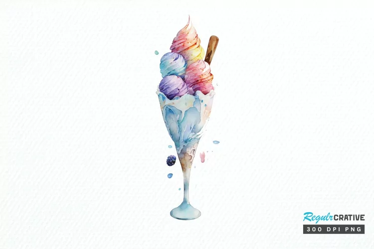 Watercolor Frozen Sweet PNG Clipart