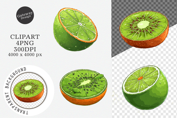 Watercolor Fruit Clipart, Watercolor Fruit PNG