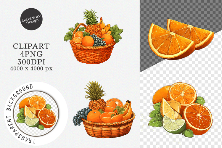 Watercolor Fruit Clipart, Watercolor Fruit PNG