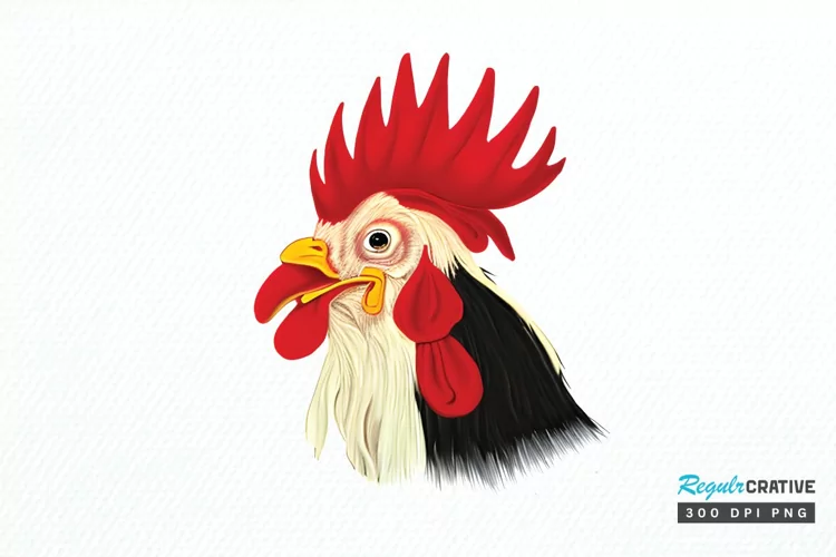 Watercolor Funny Chicken PNG Clipart