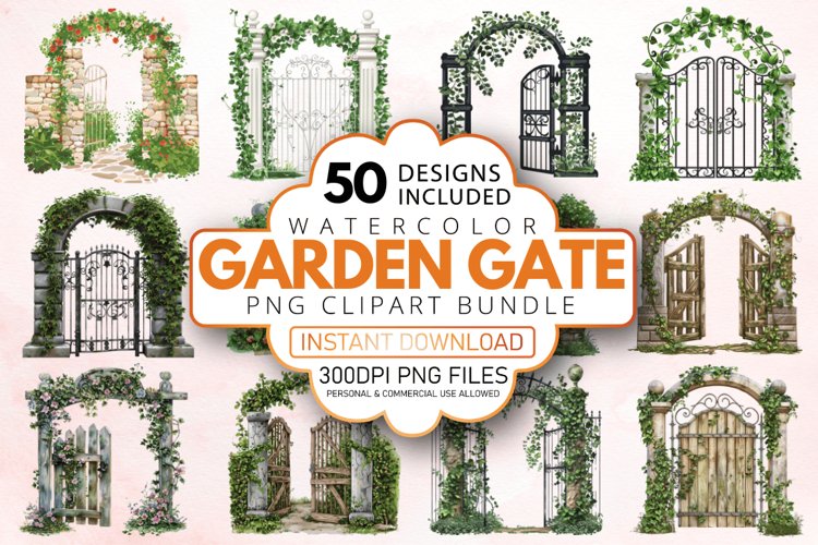 Watercolor Flower Clipart Image 3