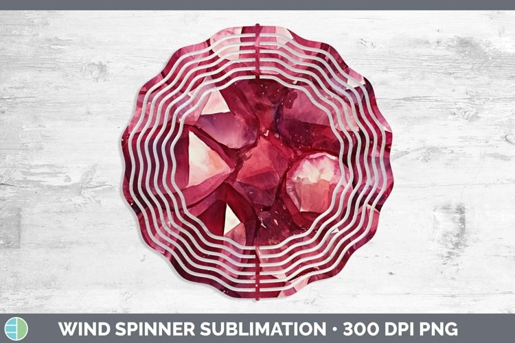GorgeousWatercolor Wind Spinner design.