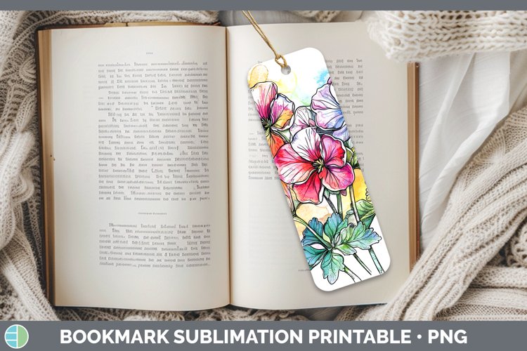 GorgeousWatercolor Bookmark design.