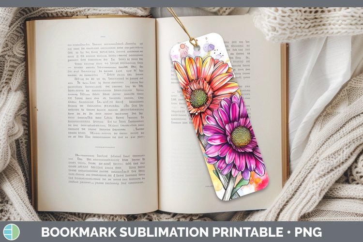 GorgeousWatercolor Bookmark design.