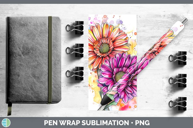 GorgeousWatercolor Pen Wrap design.