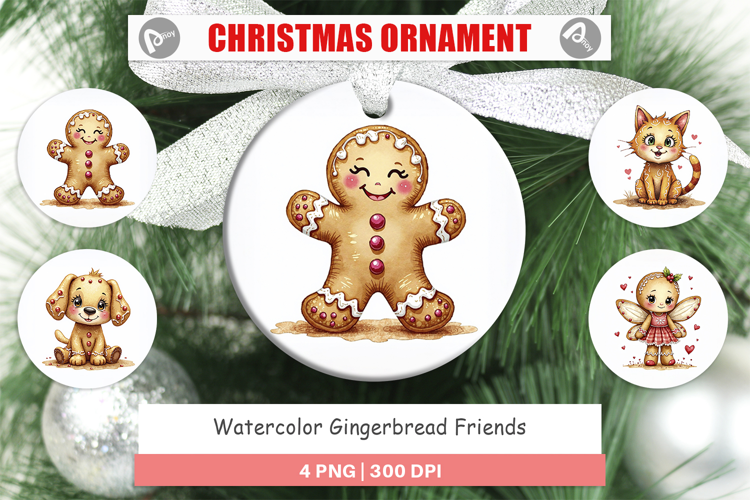 Gingerbread Friends Ornament