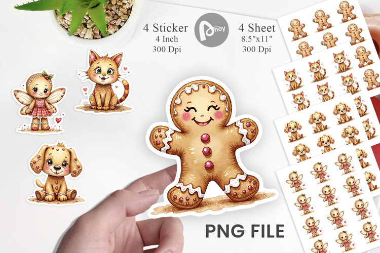 Gingerbread Cookie Clipart Image 19