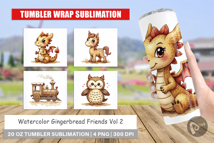 Gingerbread Friends Tumbler