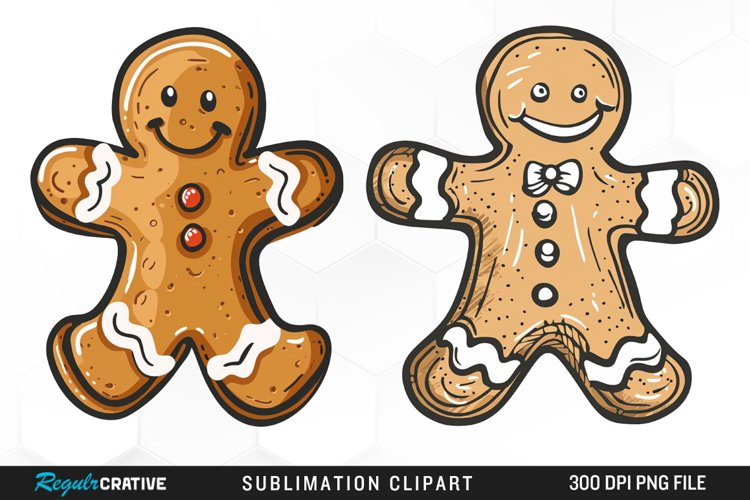 Gingerbread Cookie Clipart Image 3