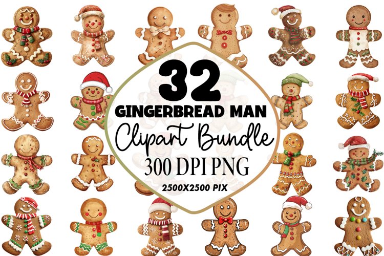 Gingerbread Clipart Image 6