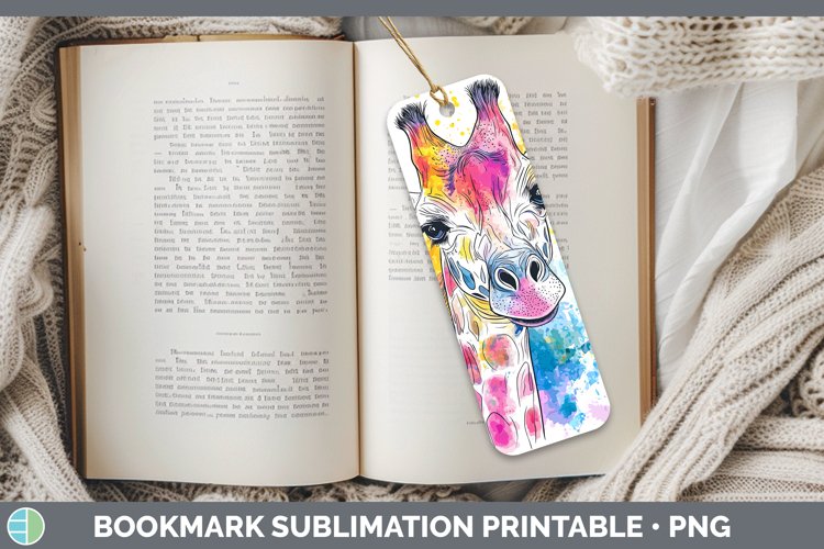 GorgeousWatercolor Bookmark design.
