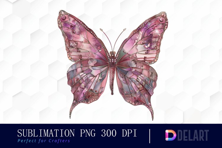 Pink Butterfly Clipart Image 19