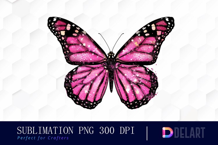 Pink Butterfly Clipart Image 21