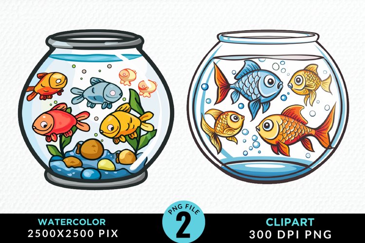 Fish Tank Clipart Image 14